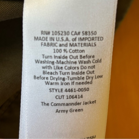 Current Elliot Green Barn Utility Jacket Size 3 Small - Picture 5 of 9